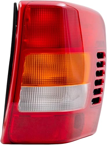 Brock Aftermarket - Unidad de luz trasera derecha de repuesto para pasajeros con placa de circuito sin bombillas, enchufes compatible con Jeep Grand