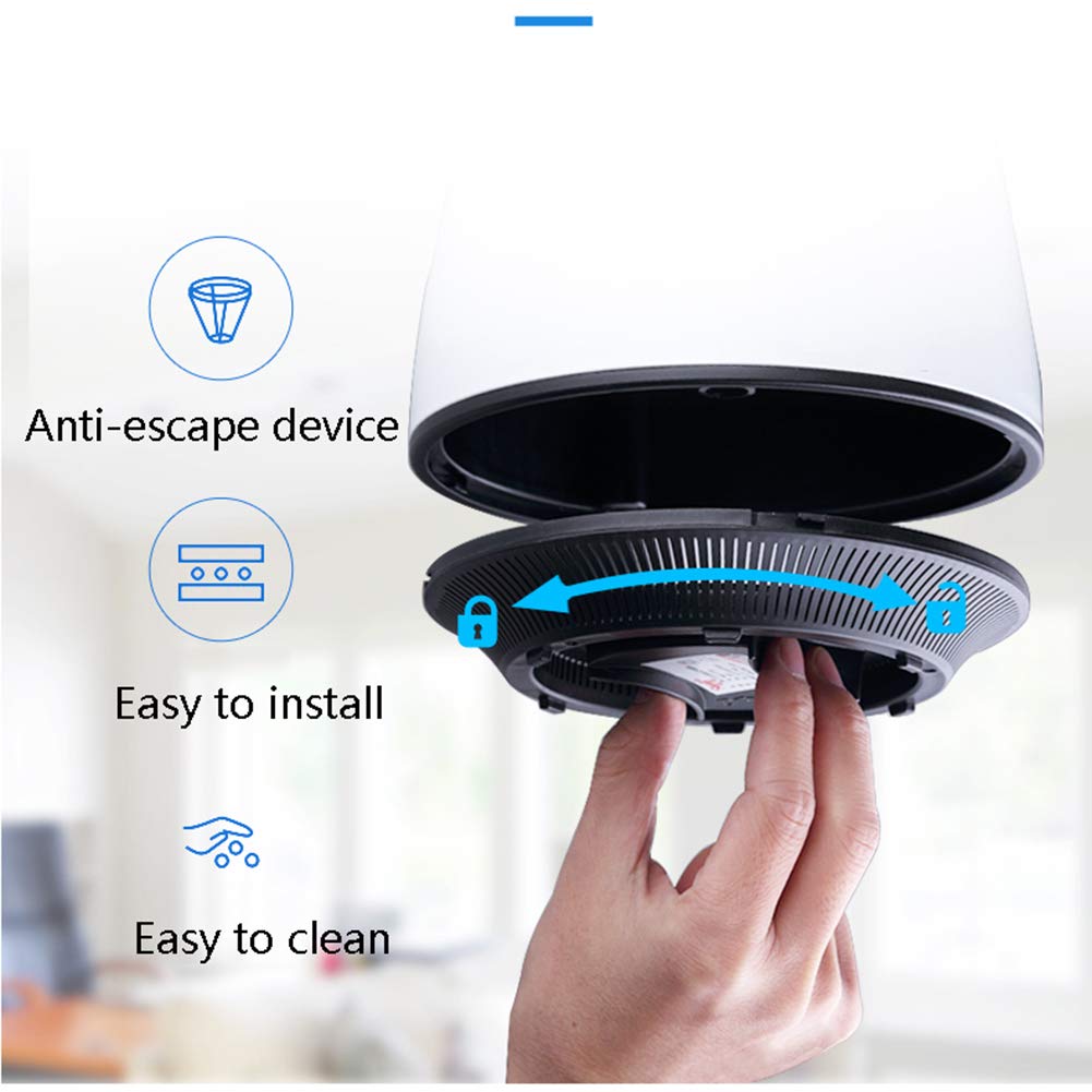 XRX Lámpara De Mosquitos Hogar Lámpara De Interior Repelente De Mosquitos Restaurante Enchufe Lámpara De Mosquitos Dormitorio Electrónico UV Azul Mosquito Asesino Artefacto Blue