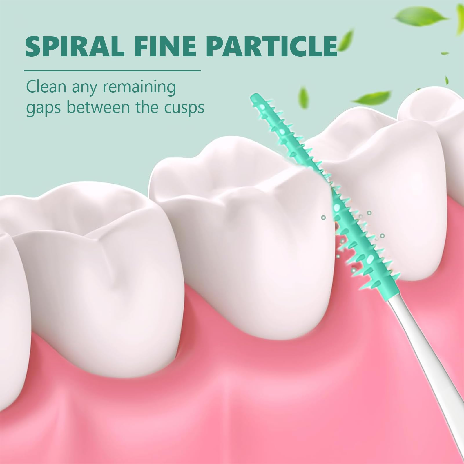 200 Pezzi Scovolini dentali, Spazzolini Scovolini Silicone, spazzolino interdentale in silicone, strumento per la pulizia dello spazzolino da denti, verde