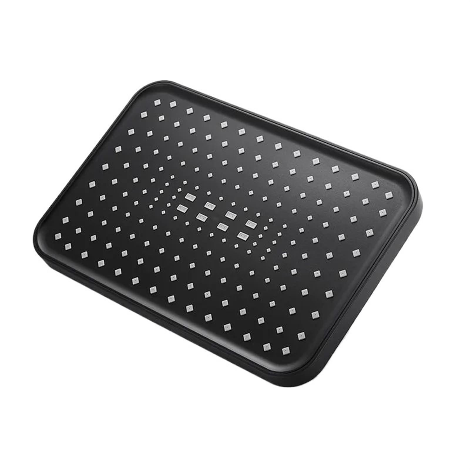 Shower Head 360 Degree Swivel Shower Head Top Spray Rain for Home and Gym(Rectangular Black)