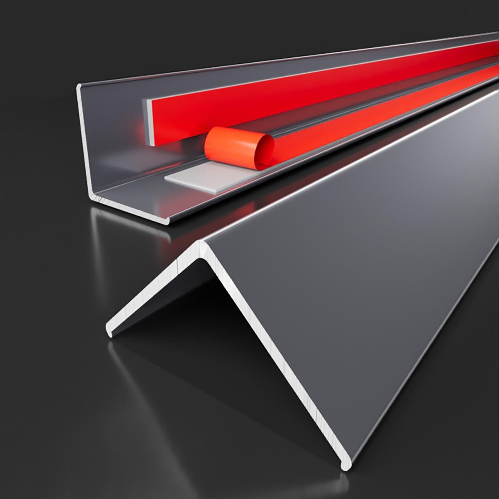 Protezione Angolare Autoadesiva 120CM 2 Pezzi Per Bordi, Profilo Di Protezione Angolare Per Pareti In Legno/Piastrellate, Sicurezza Bambini, Striscia Angolare(Sternenhimmelgrau,Breite: 25 mm)