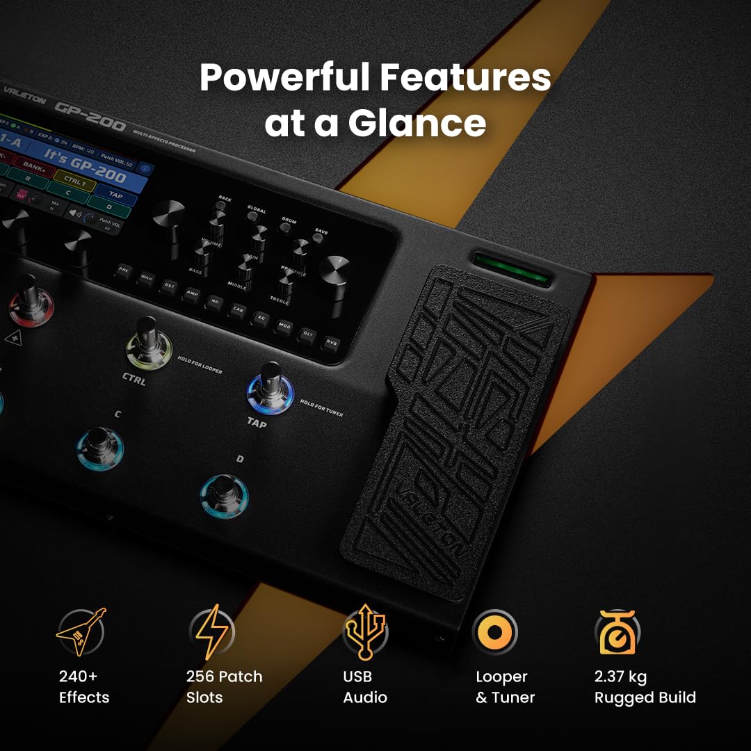 Amazon.co.jp: Valeton GP200 マルチエフェクトプロセッサー +