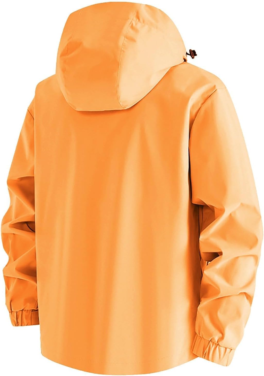 Hooded Jacket for Women Lightweight Waterproof Windbreaker Outdoor Coat | Women's Casual Zip Up Waterproof Rain Jacket with Chest Zip Pockets, D Ring, Adjustable Hood for Travel Hiking Fall Spring