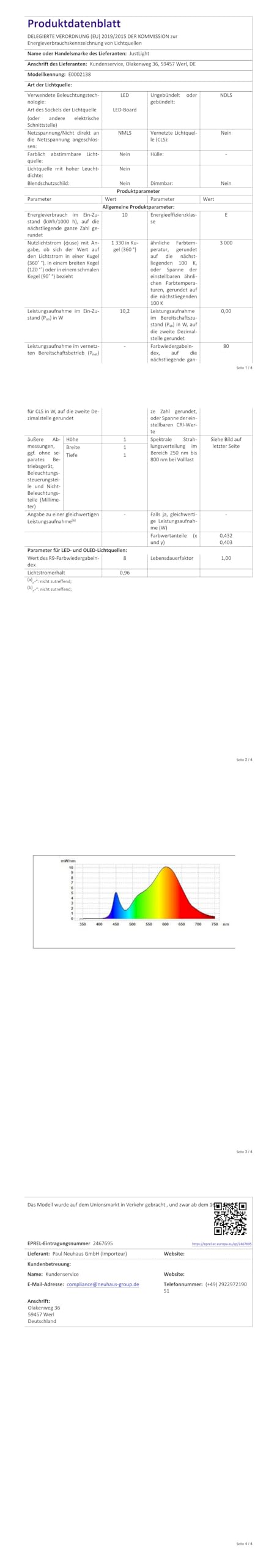LeuchtenDirekt LED Pendelleuchte silber geschwungen, dimmbar warmweiß | Wohnzimmer, Deckenleuchte, Dimmer