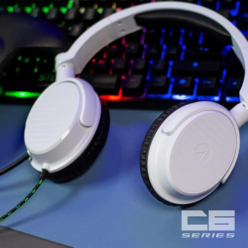 STEALTH C6-100 Gaming Headset Range (Green & White)