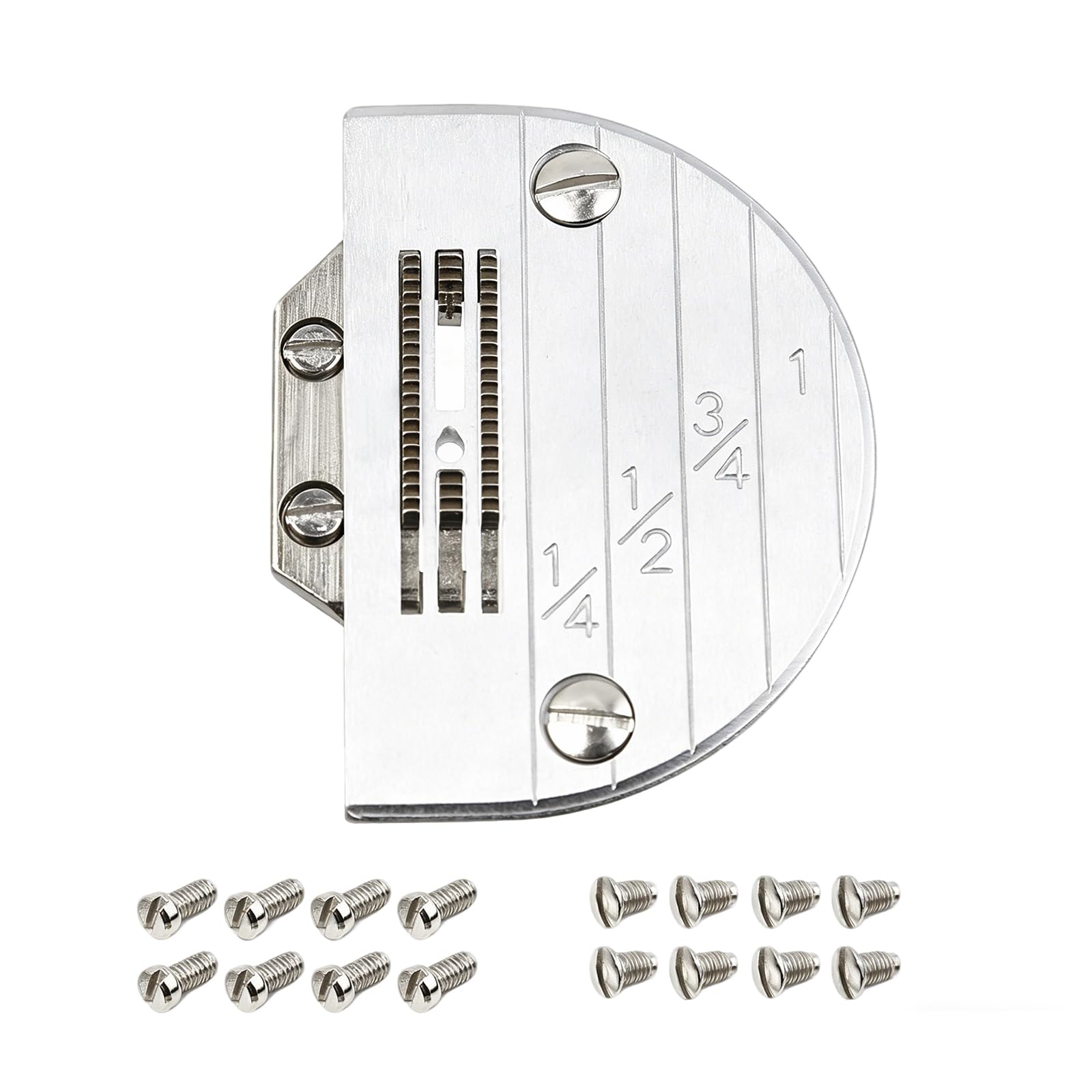 Needle Plate 147150LGW Feed Dog 149057 21 Teeth with 20 Mounting Screws in Clear Storage Box, Compatible with JUKI Brother Single Needle Industrial Lockstitch Sewing Machine-image-7