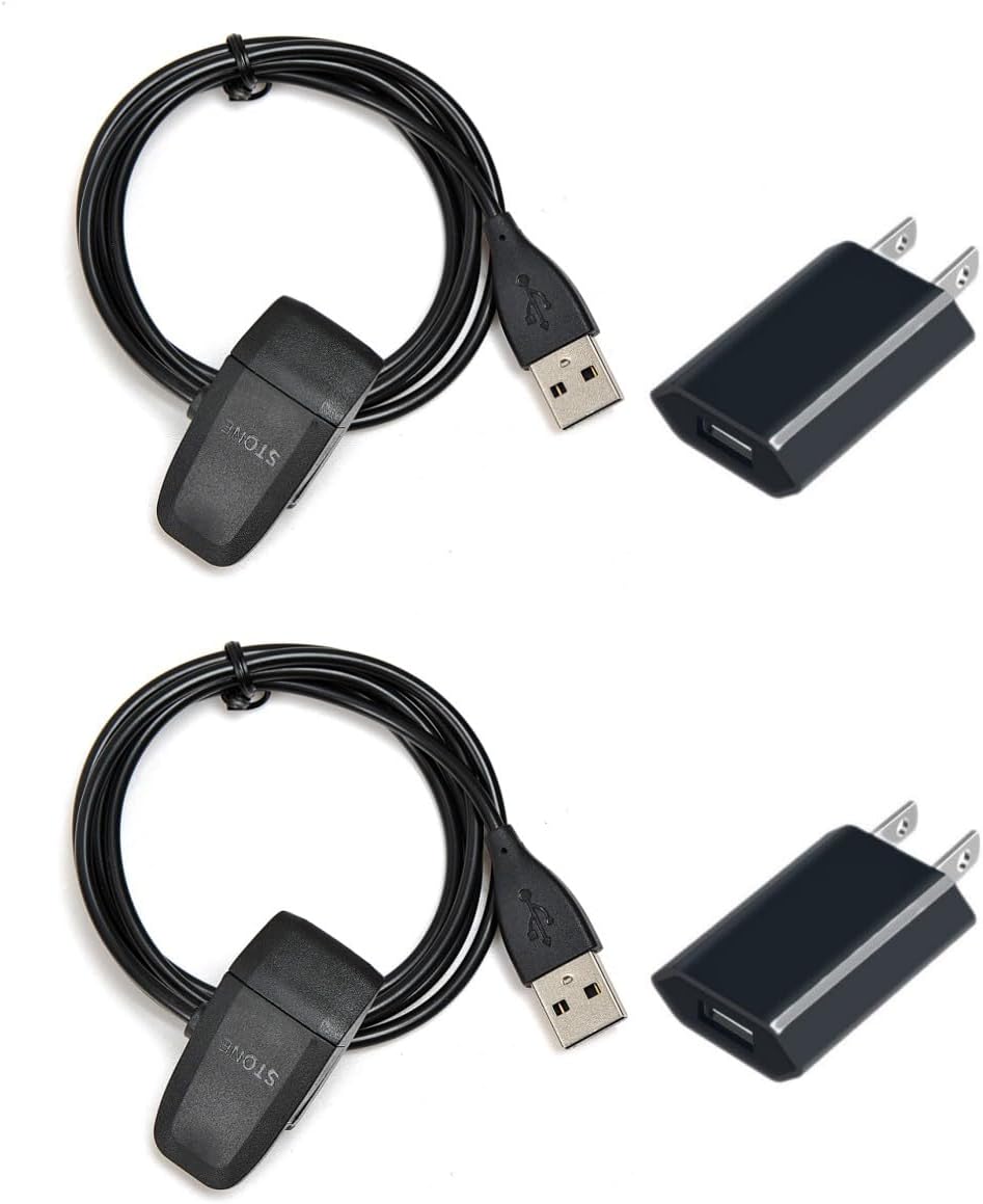 Charging Clip Charger for Garmin TT15Mini T5Mini TB10 PT10 PT6 for Garmin Sport PRO Series 3/4-Inch Collar Strap for PT TTmini Series (b- Clip + USB Plug)