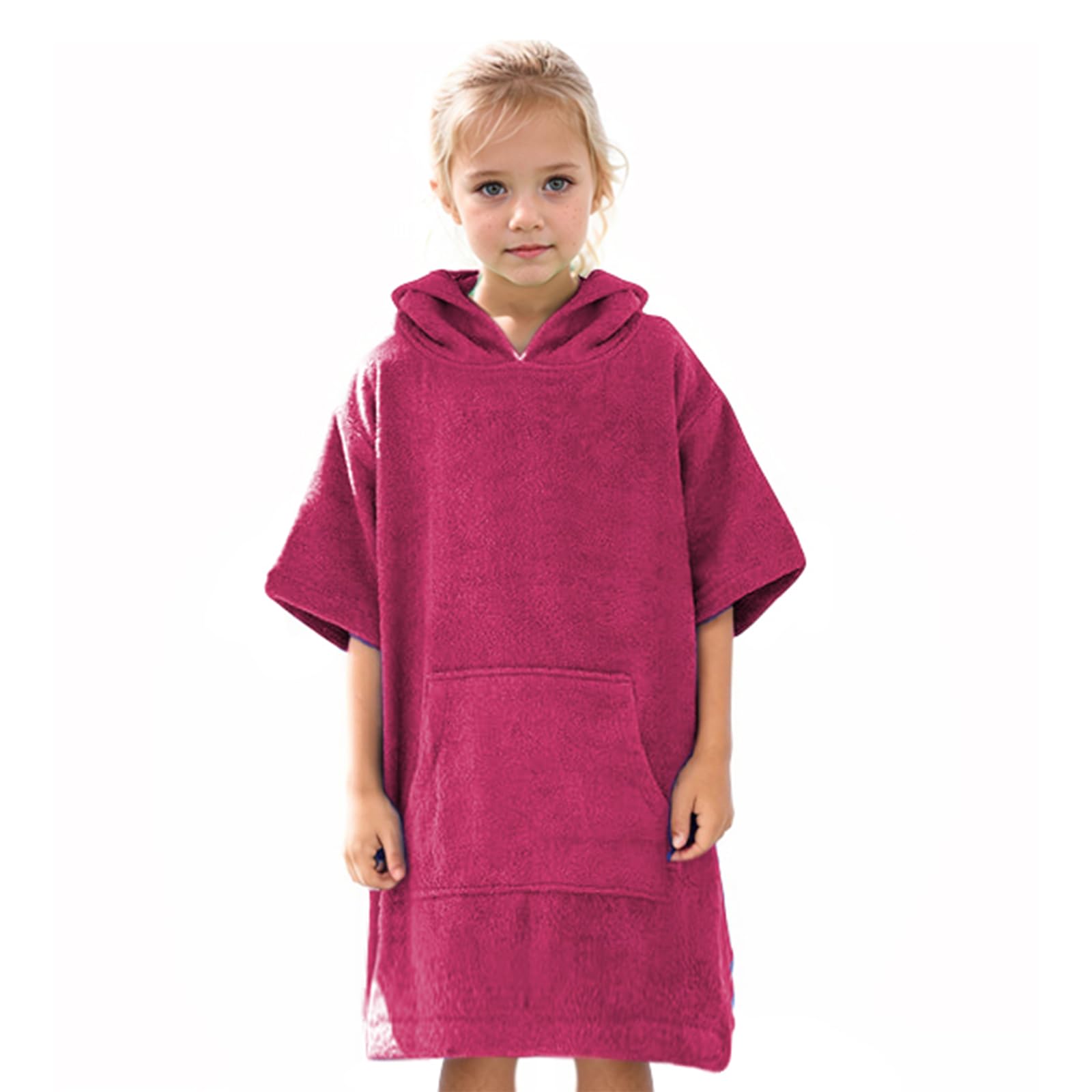 DiaryLook Kinder Kapuzen Badeponcho,Saugfähiges Handtuch Poncho für Jungen und Mädchen,6-10 Jahre,Ideal für Strand,Schwimmen und Surfen