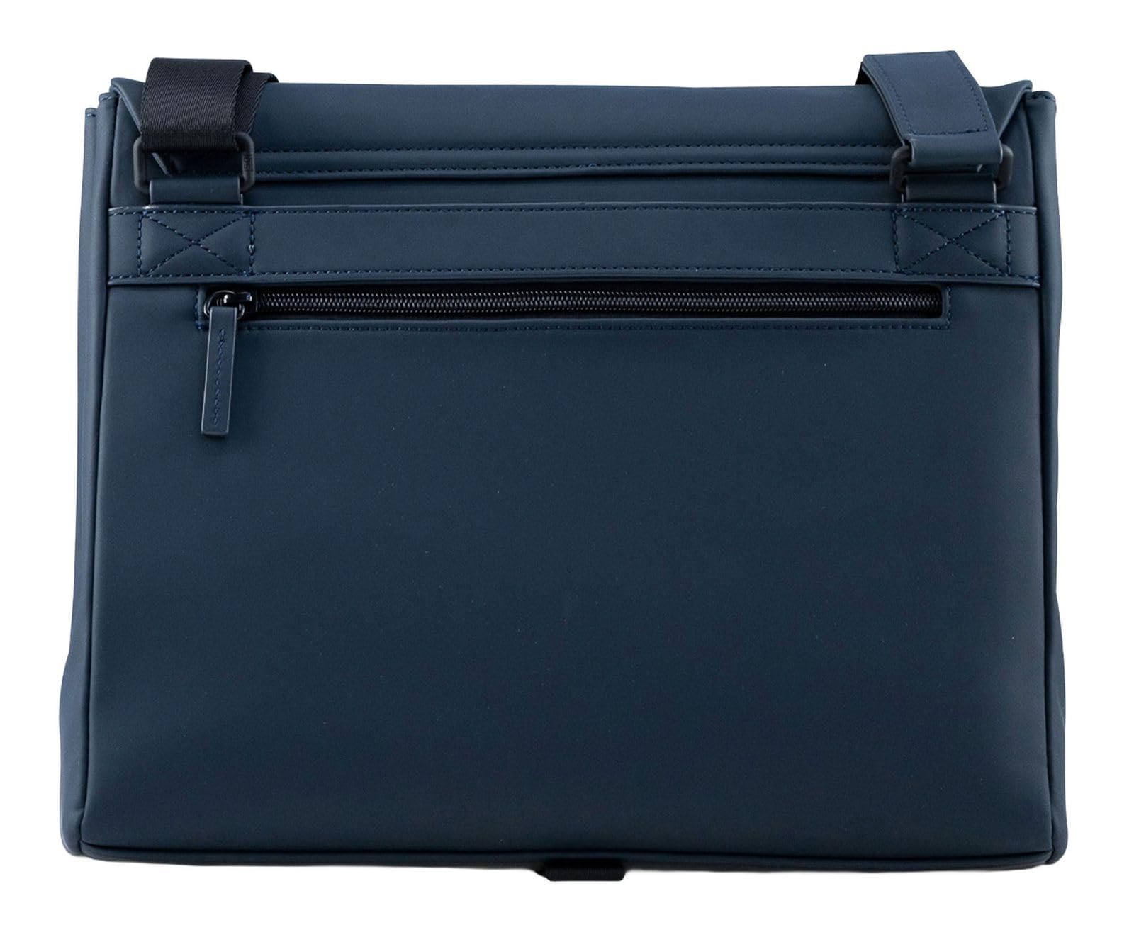 Jost bolsa de ordenador portátil bolso bandolera con compartimento para portátil Halmstad Messenger Bag Navy azul marino
