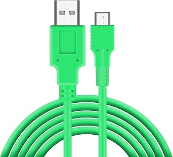 ECHZOVE Charger Compatible with Nintendo Switch, Charging Cable Compatible with Nintendo Switch, Charger Cable Compatible with Nintendo Switch Pro Controllers - Green 4.92ft
