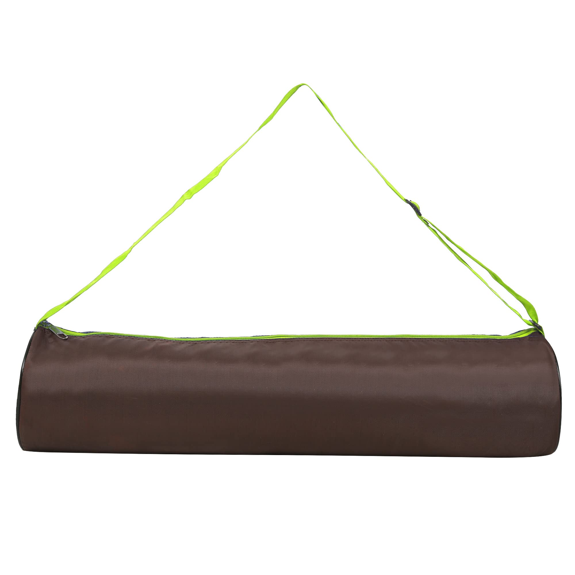Panchtatava Stylish Chocolate Brown-N.Green Yoga Mat Bag (Cover ONLY) for Men& Women (Brown, Sling Bag)-image-31