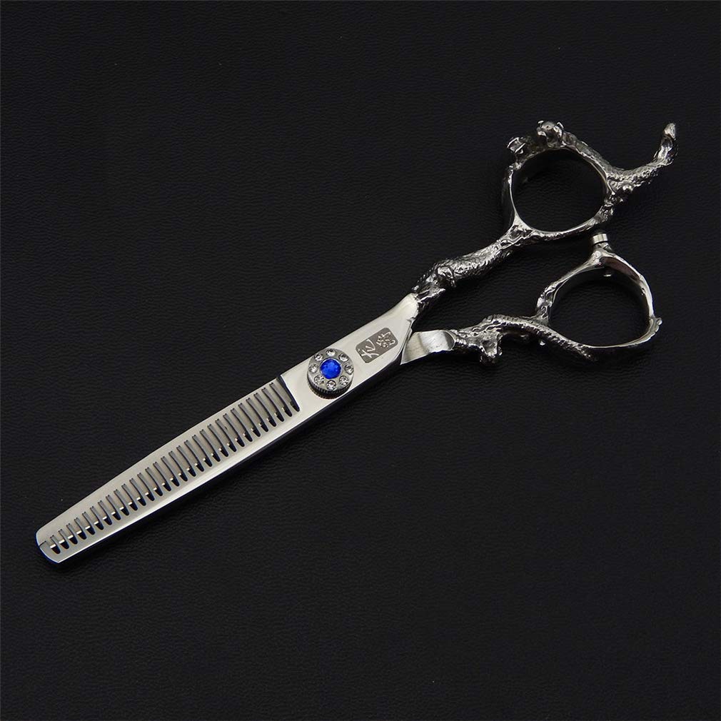 Barber Coupe De Cheveux Ciseaux Set 6 Pouces, Coiffeur Ciseaux Professionnel Léger Et Sharp 440C en Acier Inoxydable, pour Les Enfants, Les Femmes Et Les Hommes Coupe De Cheveux