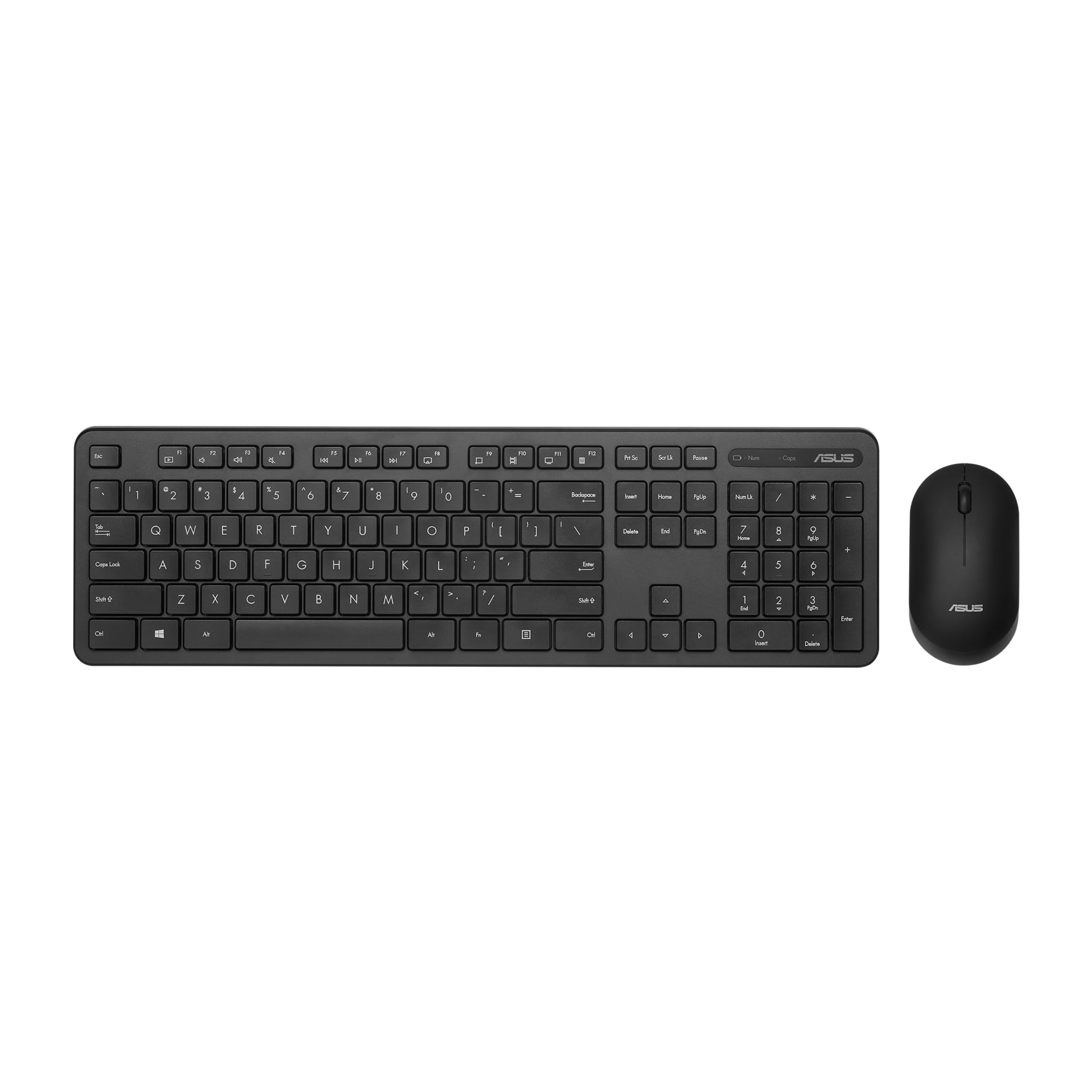 ASUS Wireless Keyboard and Mouse Set CW100 Black Copilot+