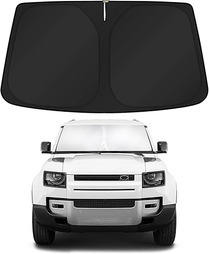 Miniatura 51 de KUST Parasol para parabrisas para Chevrolet Tahoe accesorios 2015-2024 2025 de 4 capas para ventana, protector de visera plegable, bloquea los rayos