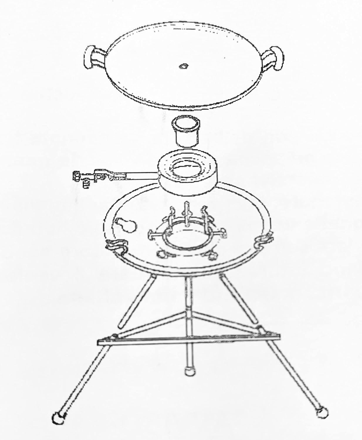 Cenedese Grill 220 BBQ Barbecue a Gas GPL con Piastra da 42 Cm di Diametro Cenedese Grill 220 BBQ Barbecue a Gas GPL con Piastra da 42 Cm di Diametro