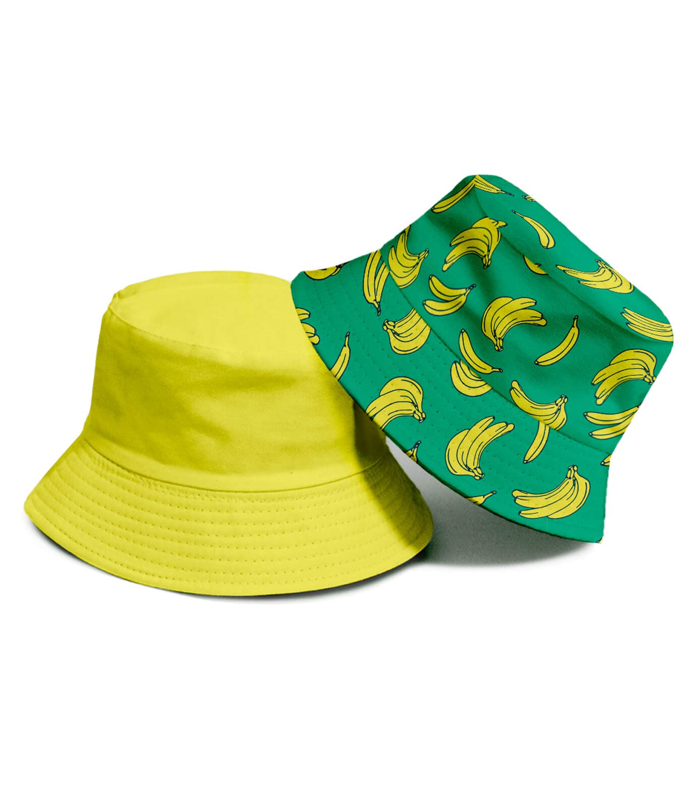 Tipsy Elves Havana Banana Reversible Bucket Hat Size S/M