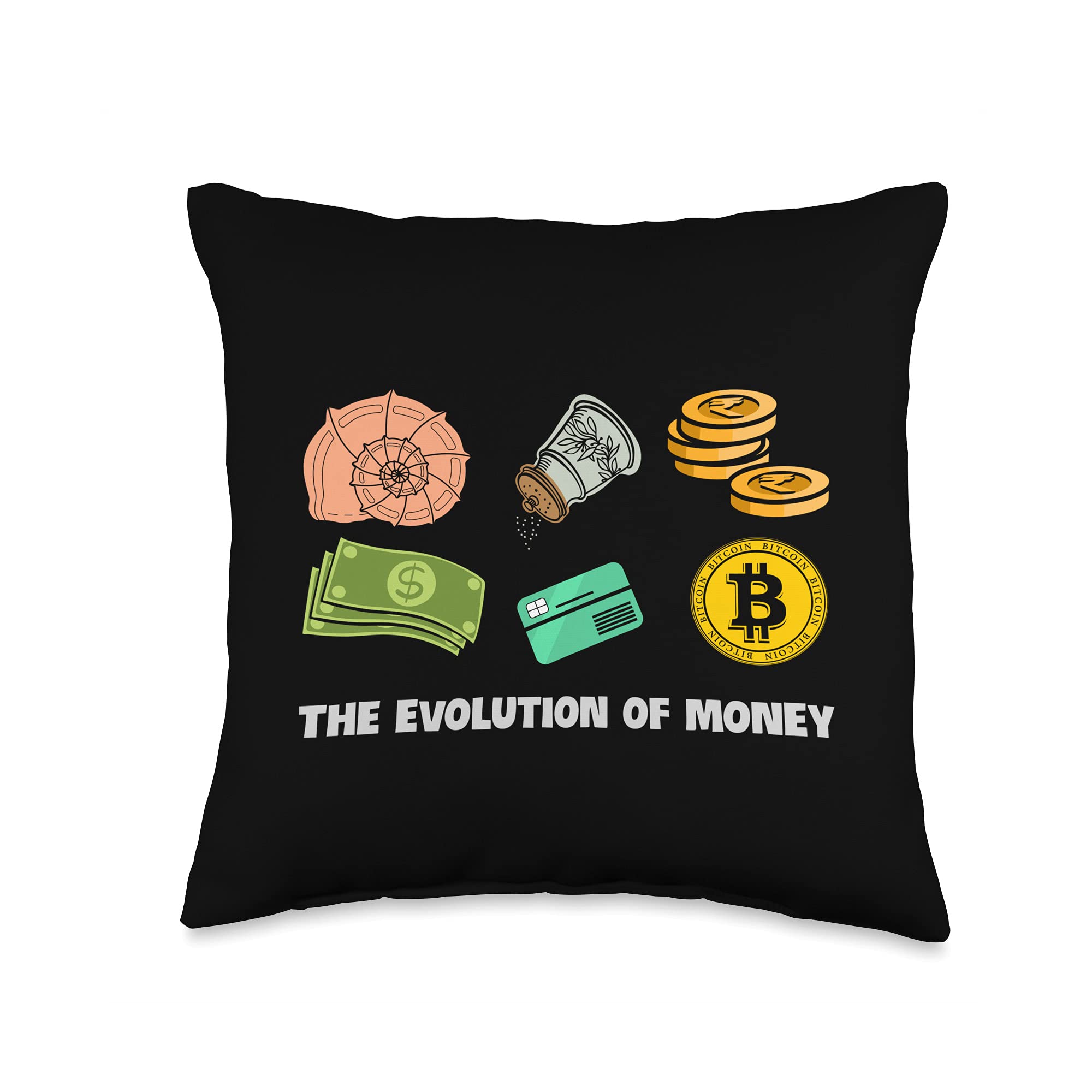 Amazon.com: Bitcoin criptomoneda Crypto Investor Co. La evolución del  dinero Bitcoin Crypto Crypto Cryptocurrency Funny Throw almohada, 16x16,  Multicolor : Hogar y Cocina