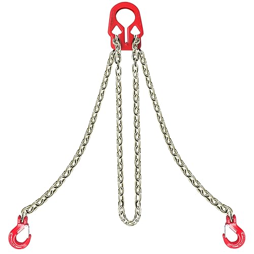 Reinforced Grade 80 Chain Sling 5/16" x 10FT – Dual