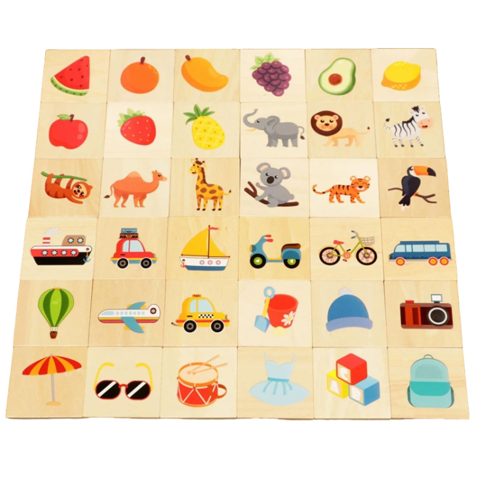 Jeu Puzzle Montessori Bois Correspondance Ombres