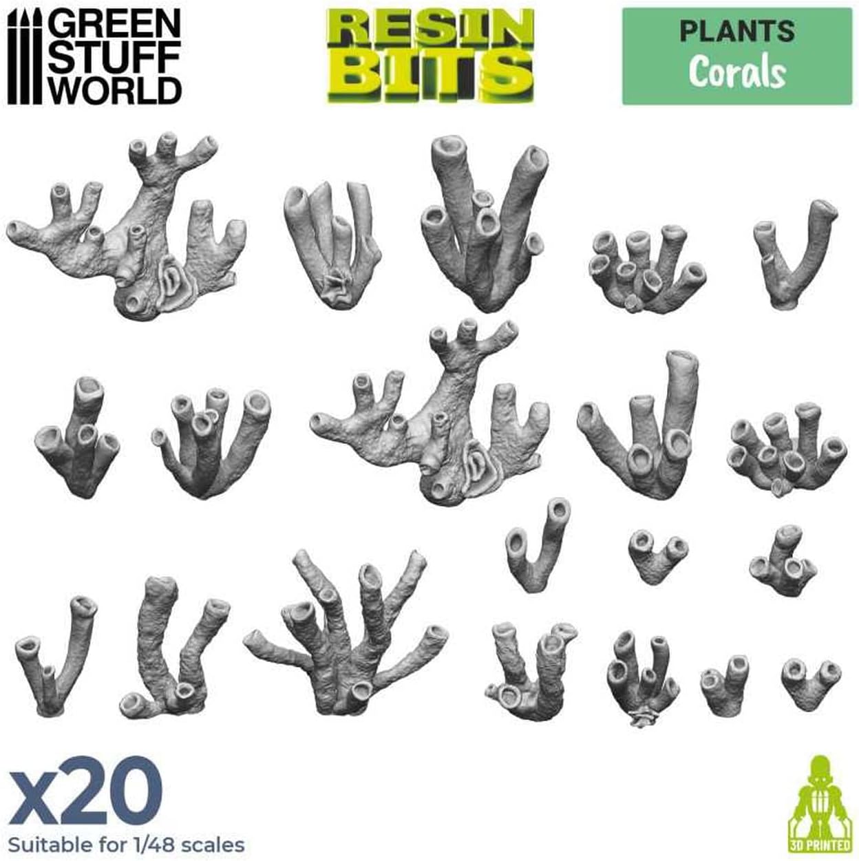 3D printed set - Corals