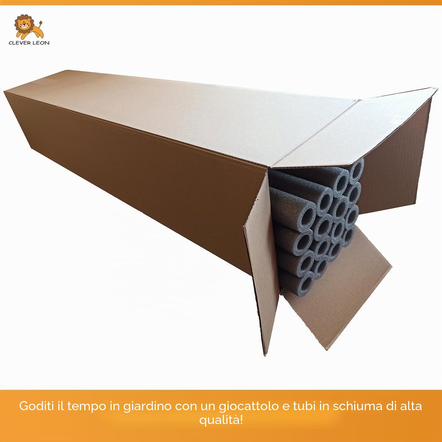Tubi in schiuma per trampolino da 180 cm | Protezione per barra per trampolino da giardino universale | Copertura in schiuma per barre trampolino | Imbottitura in schiuma