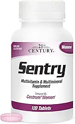 21st Century Multivitamínico feminino Sentry com minerais, 120 unidades