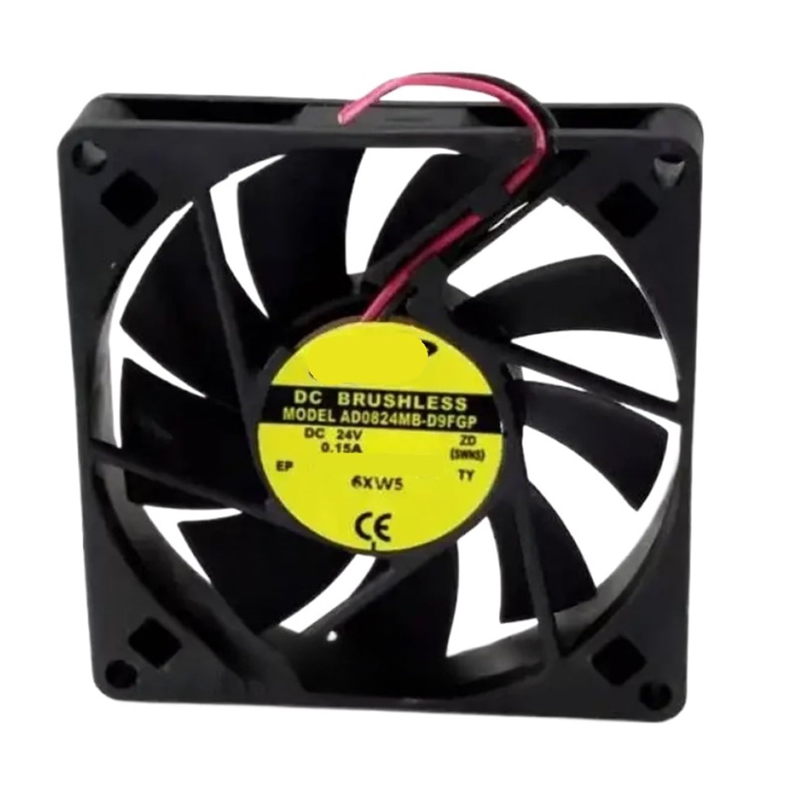 PEQYUACTE AD0824MB-D9FGP DC 24V 0.15A 80X80X25Mm 2-Wire Cooling Fan