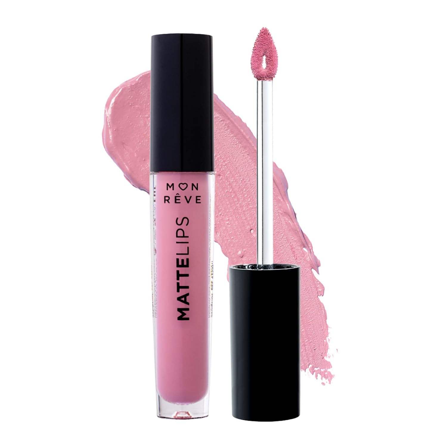 MON RÊVE MRV Matte Lipstick, Long-Lasting Moisturizing, 03 Vanil Swirl