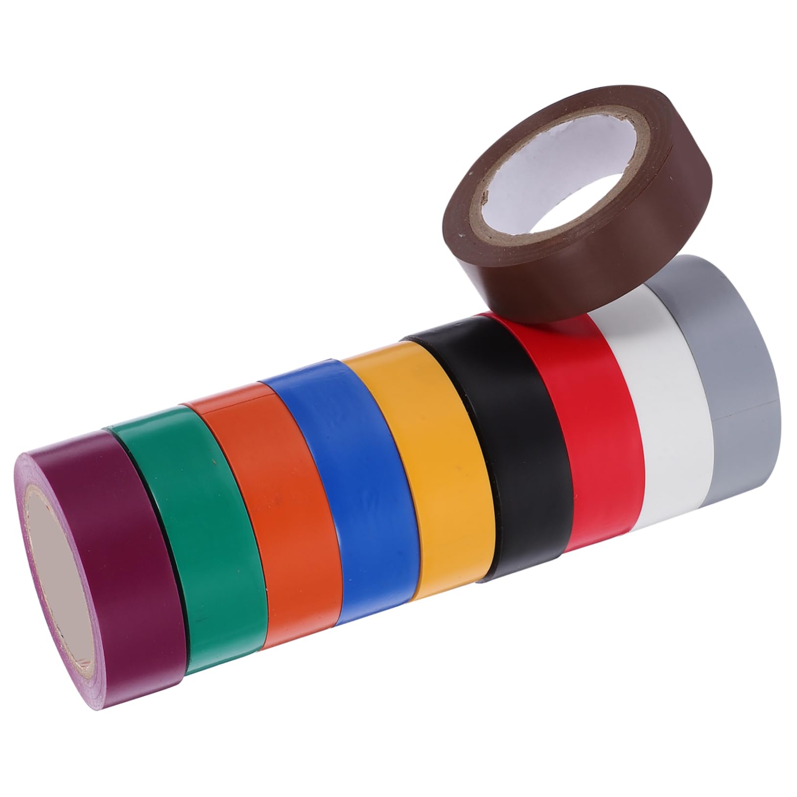 SOLUSTRE 50rotoli Isolante Pvc Per Elettricisti Resistente e Versatile Per Applicazioni Indoor e Automotive