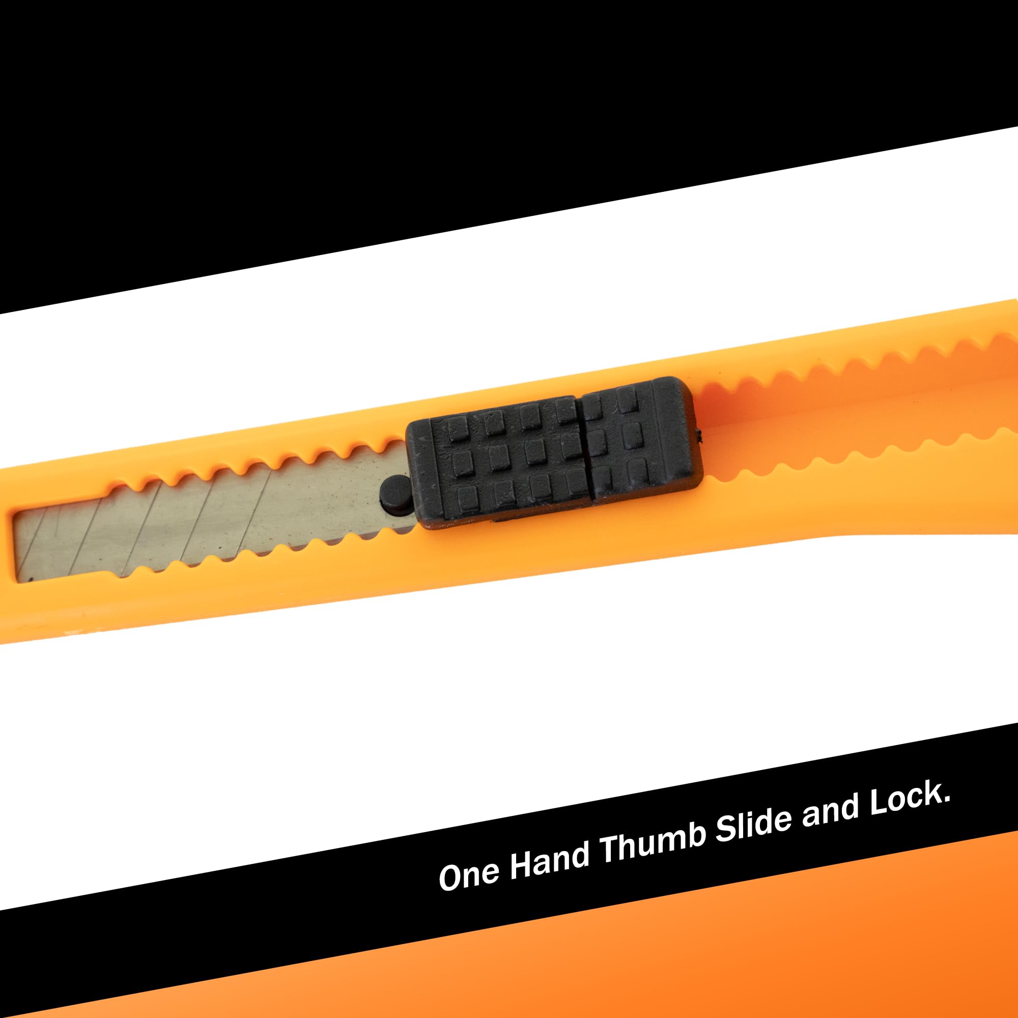 MotoProducts 20x Bulk Small Neon Orange Utility Knife Box