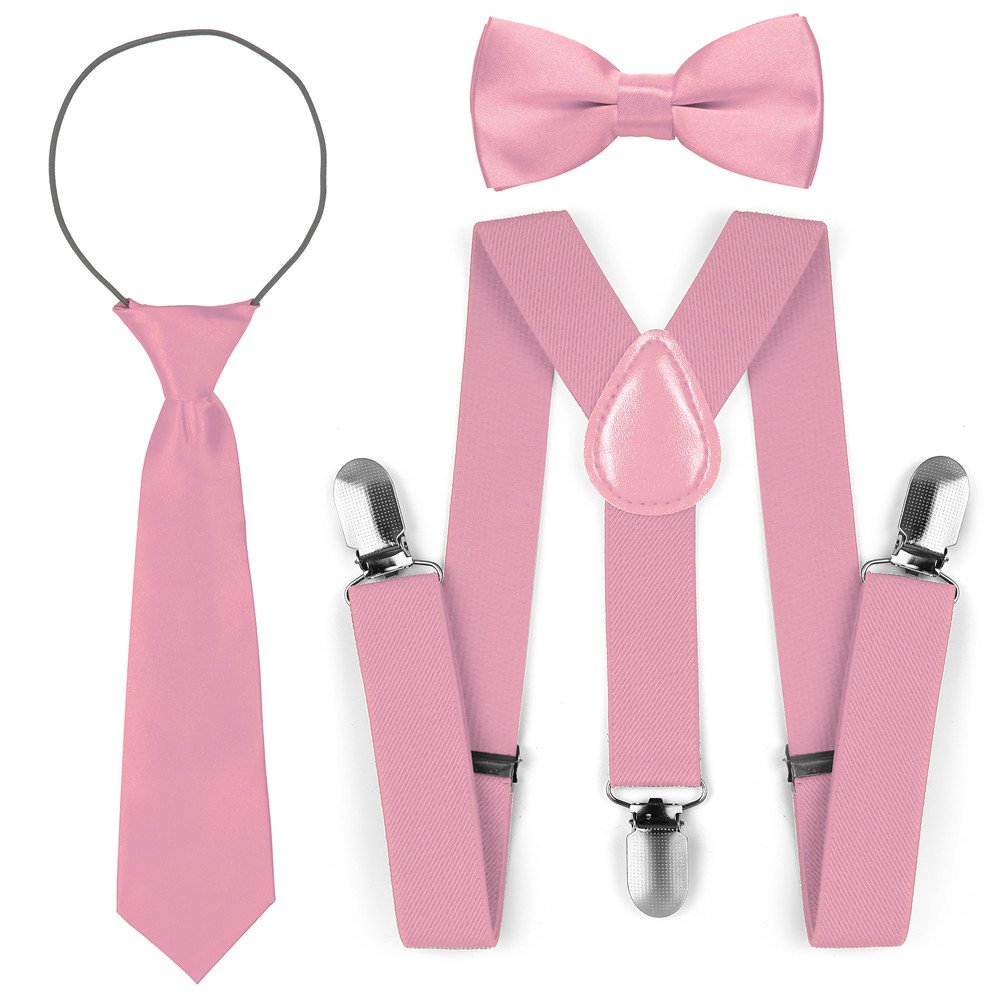 Elásticos ajustables para niños juego de corbata de lazo