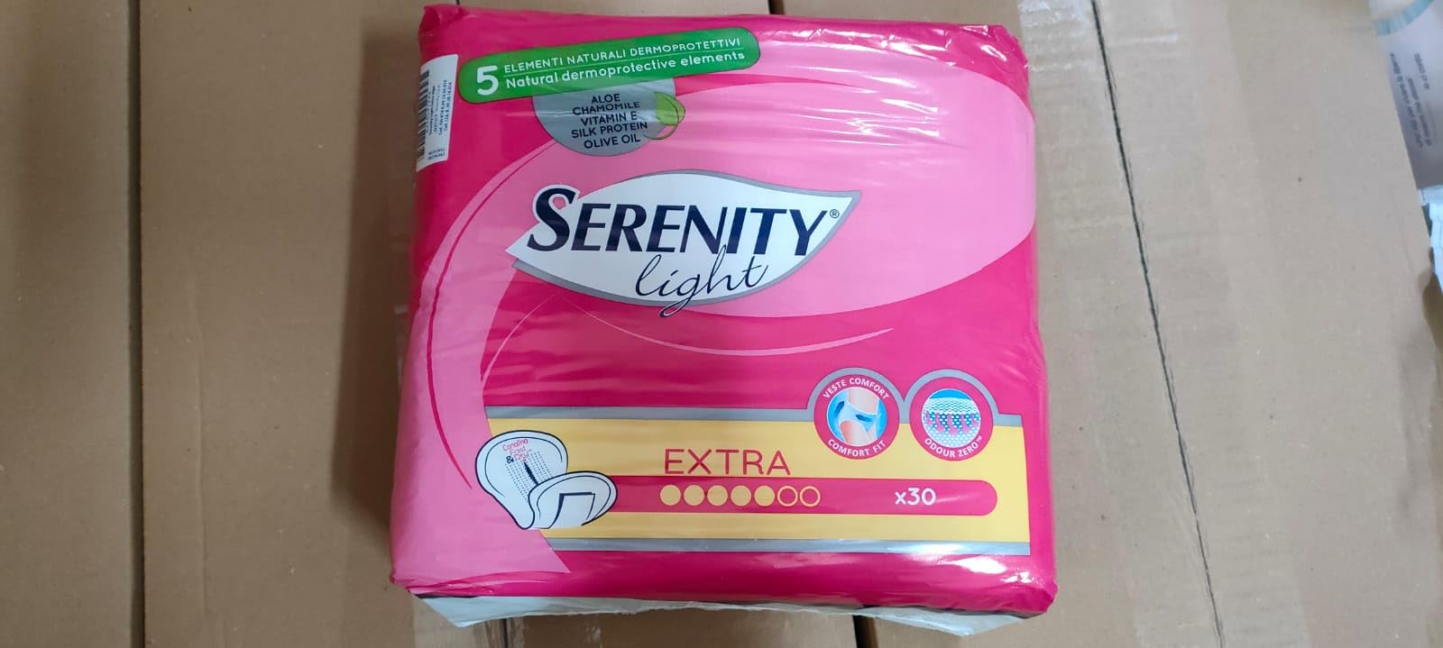Serenity Light Extra assorbenti donna 5 Gocce - 240 pezzi 8 confezioni da 30