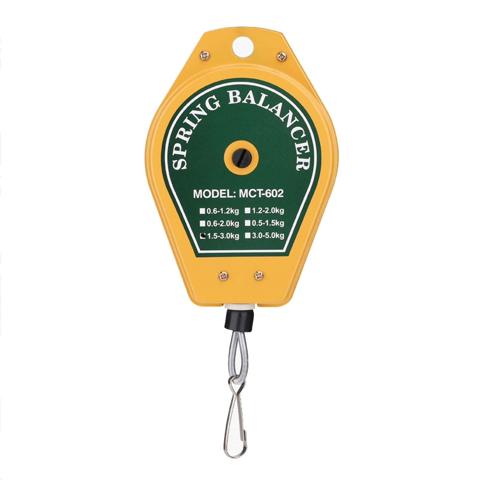 Spring Balancer, with 140cm Cable and Alloy Safety Buckle,for Hang The Tool to Keep The Equipment Stable(1.5 3kg)