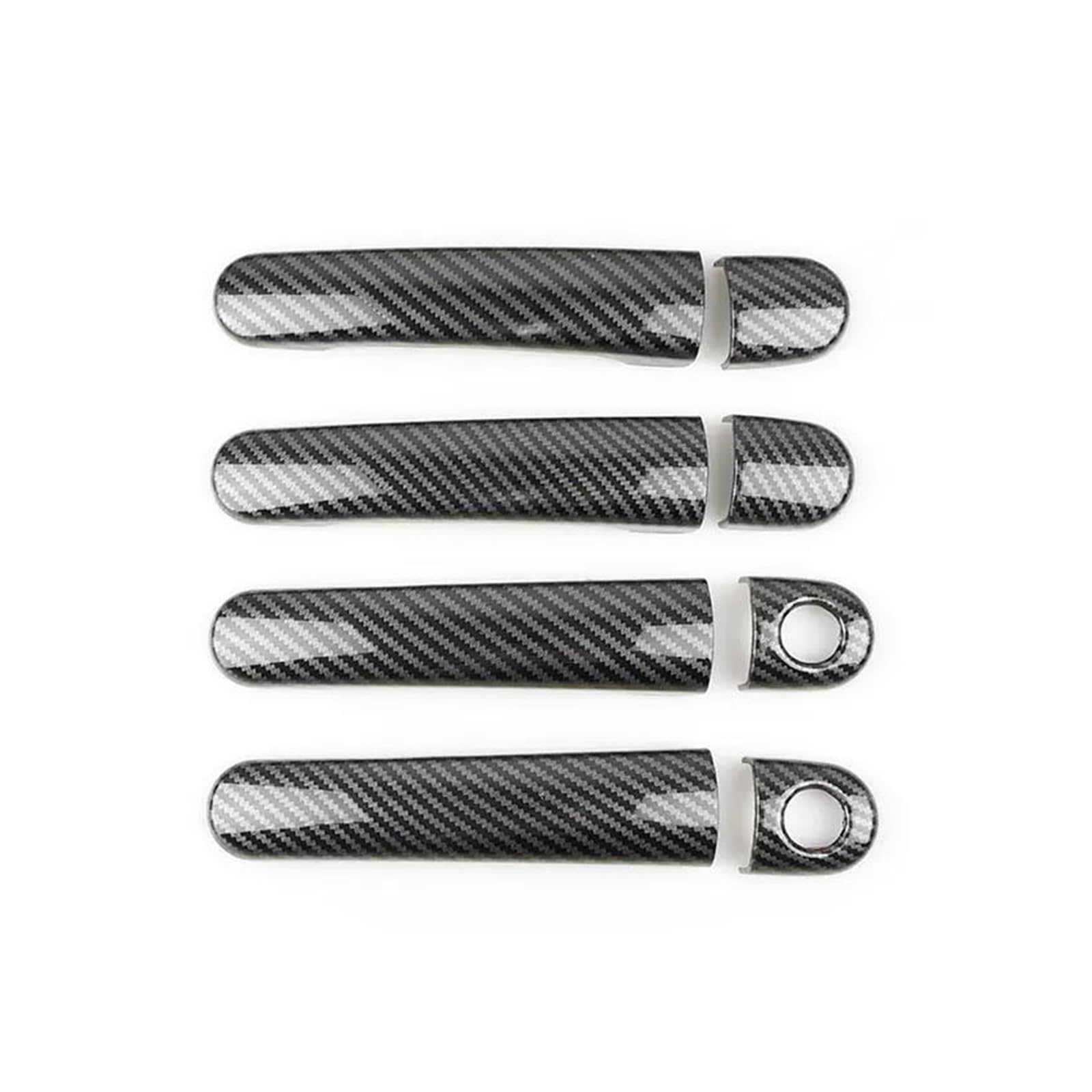 FKHBZM Car Styling Exterior Door Handle Covers Trim Accessories for Skoda for Octavia for Fabia 2001-2007(Style 1)