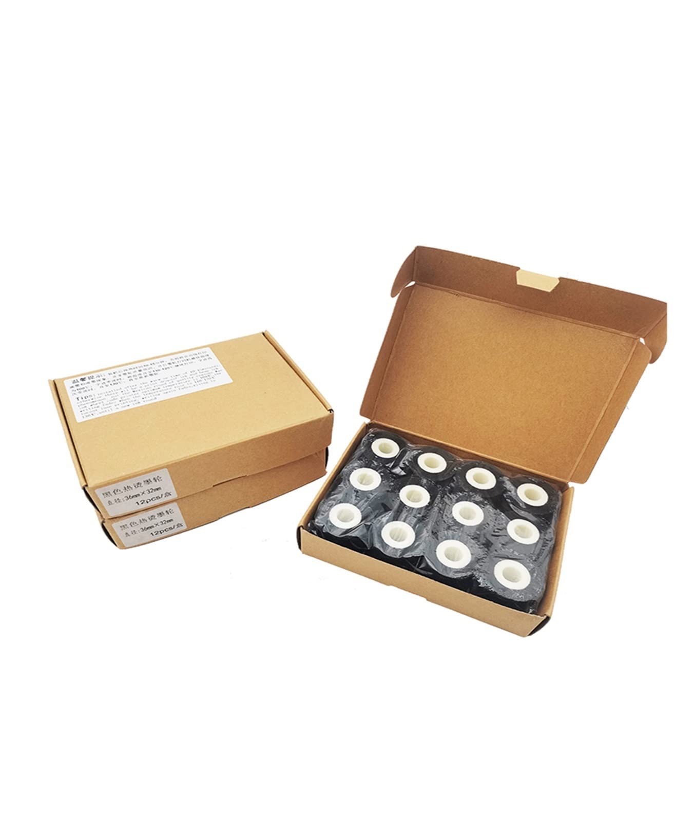 Lot de 6 rouleaux d'encre à chaud pour machine de codage 380 - Convient pour un usage domestique