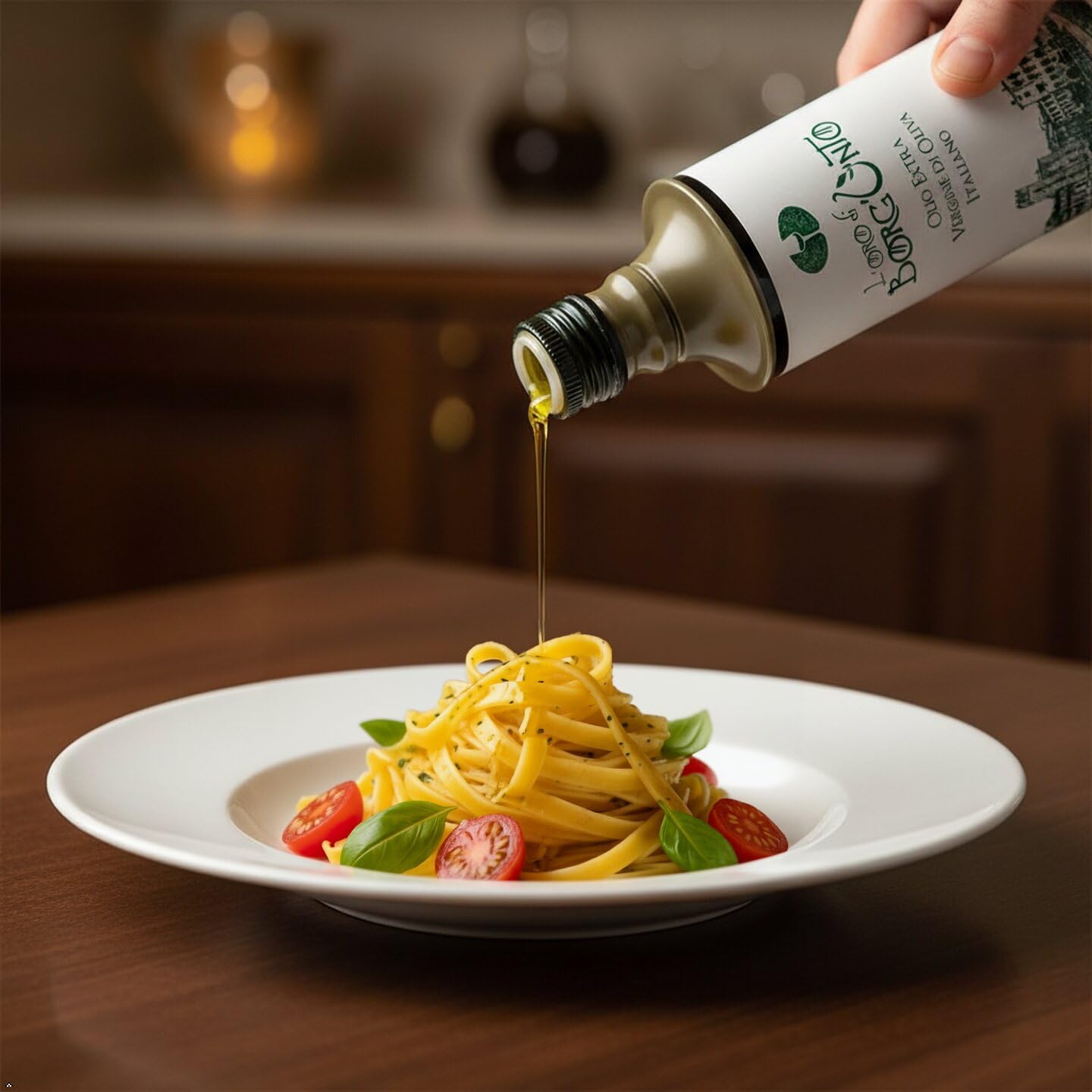 BORGUNTO | Olio Extravergine di Oliva Italiano 12x500ml con Note Piccanti e retrogusto al Carciofo | Perfetto per insaporire Carni, Insalate e Primi Piatti - Estrazione a Freddo (Confezione 6L)