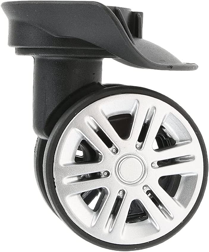 Arazi Spinner Caster,Swivel Wheels Replacement,2 Pieces A19 Suitcase Luggage Dual Roller Wheels Replacement Casters for Trolley Case Black - Easy Installation Casters3