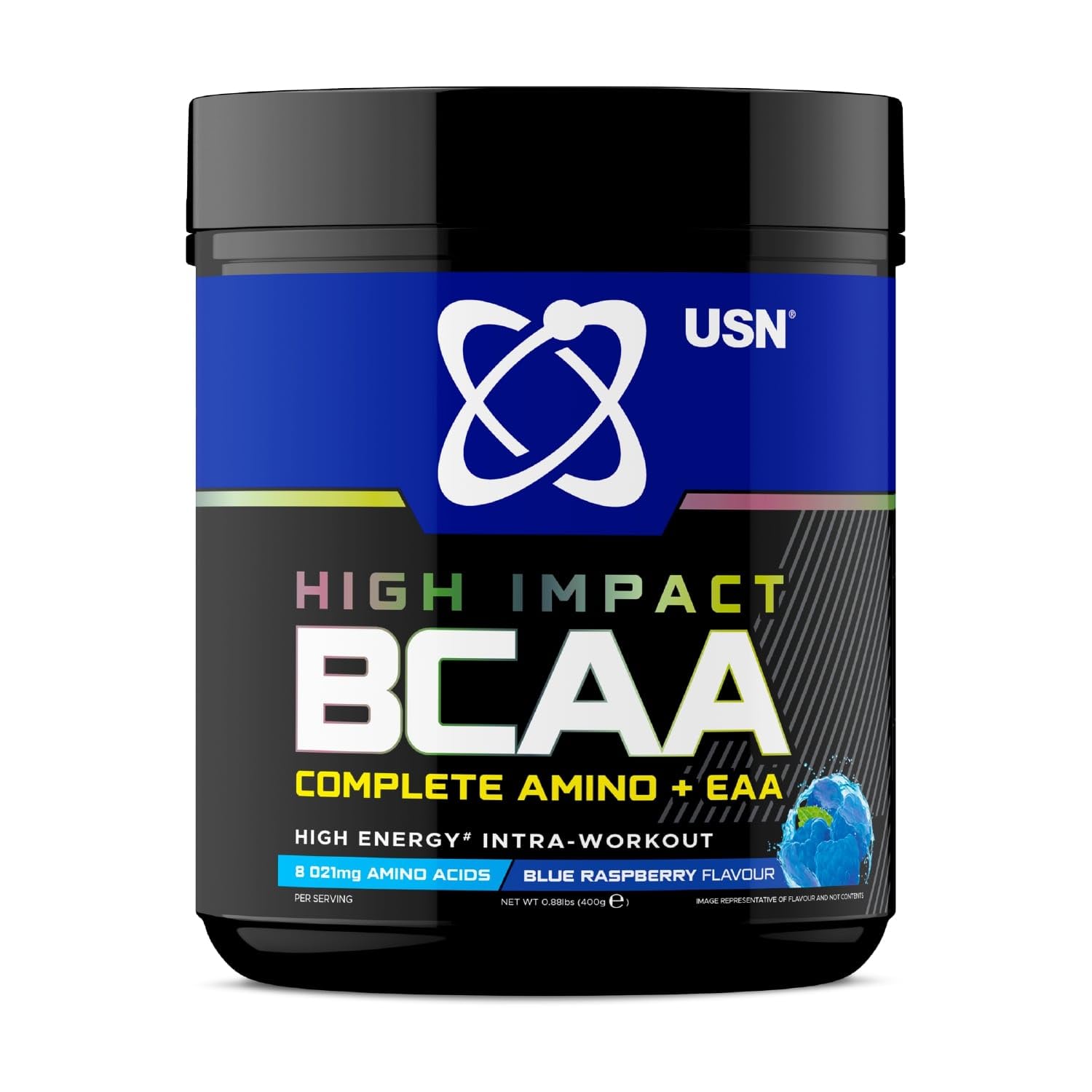 USNComplete Amino Blue Raspberry Flavour High Impact Essential Amino Acids & BCAA Powder