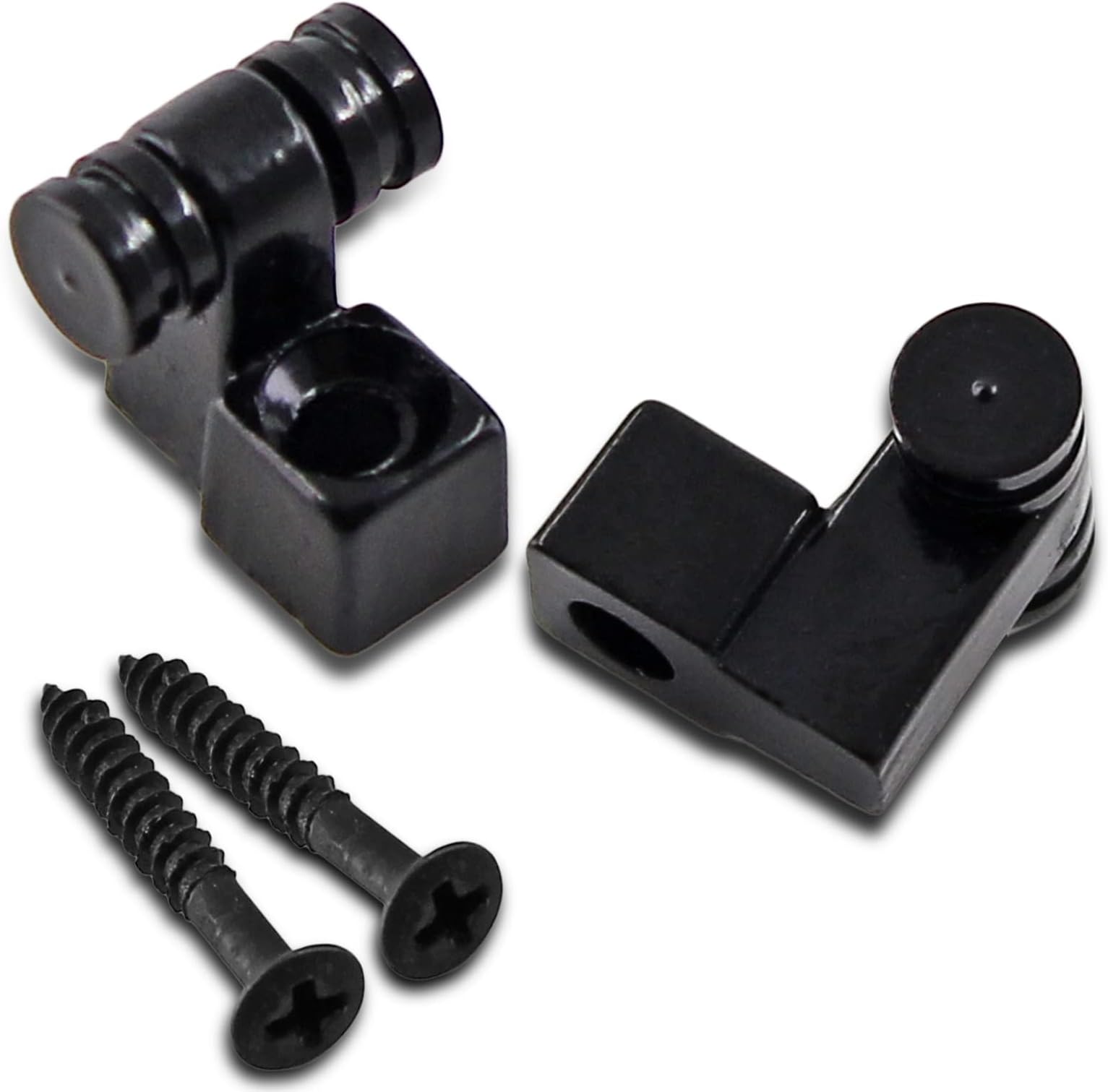 2 Pcs Guitar Roller String Tree, Black String Tree Retainer Telecaster String Guide Bass String Retainer Screw for Tele Start