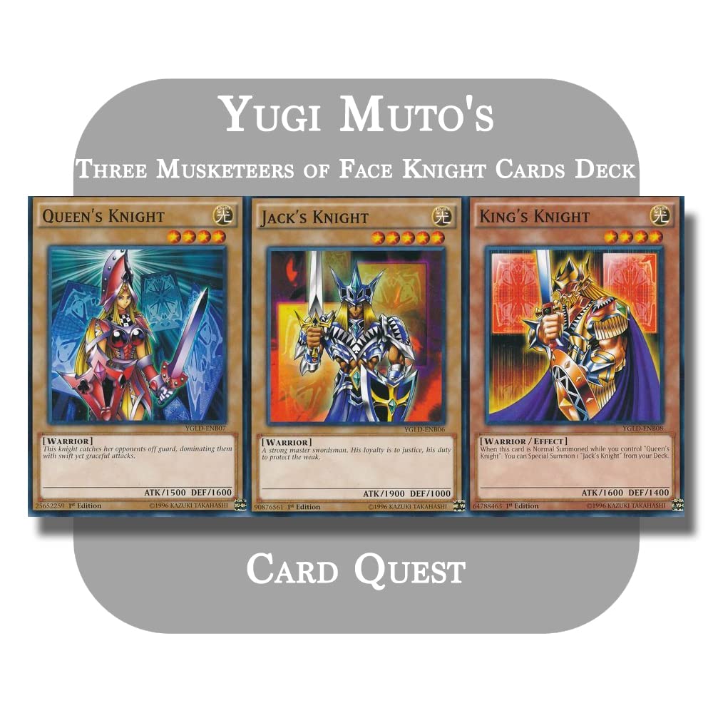 Buy YUGIOH! Yugi Muto's Complete Three Musketeers of Face Knight Cards/The Three Royal