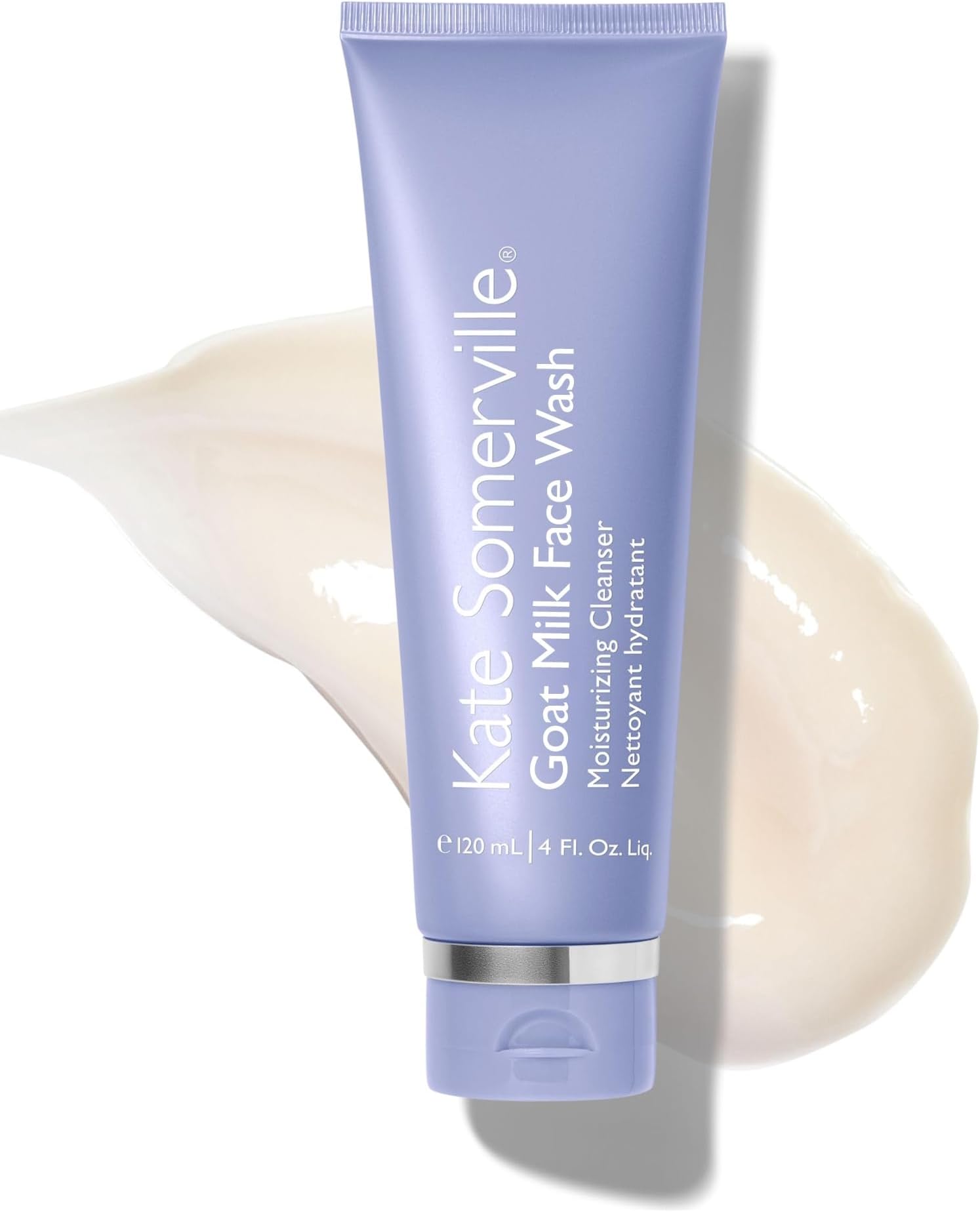 Kate Somerville Goat Milk Moisturizing Cleanser, Gentle Daily Face Wash, Relieves Dry Skin & Tightness, 4 Fl Oz