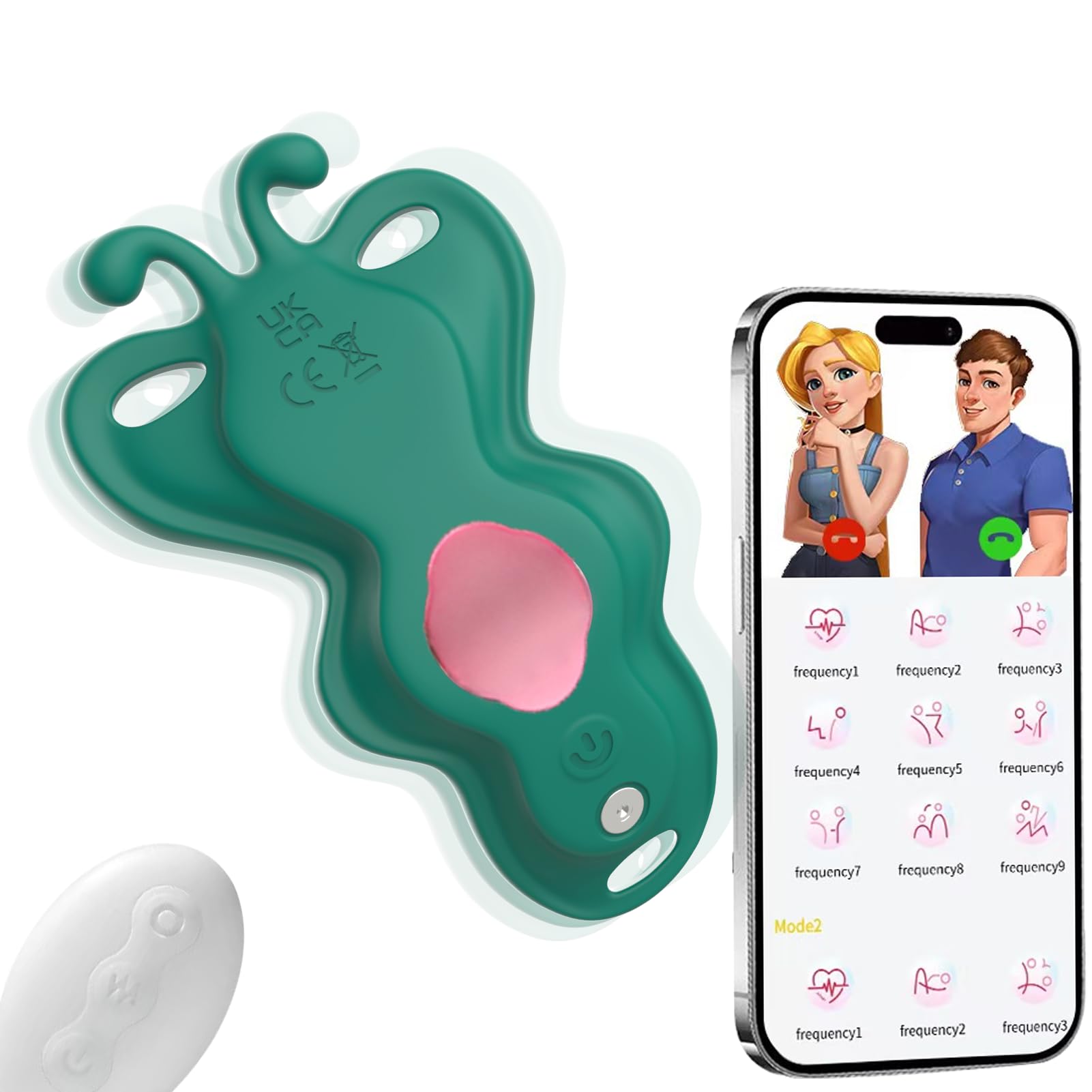 Vibrators Sex Toys Wearable Vibrator - App Remote Control Vibrator with 9 9 Vibration Modes Adult Toys Mini