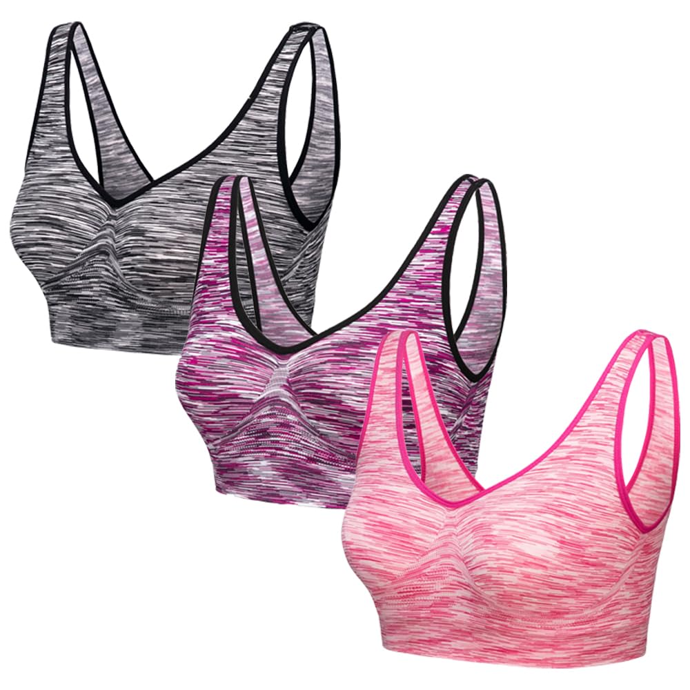 Seamless Comfort Stretch Bra Marl 3 9 Pack Multiapack Bras Sleep Maternity Bras No Pads No Underwire