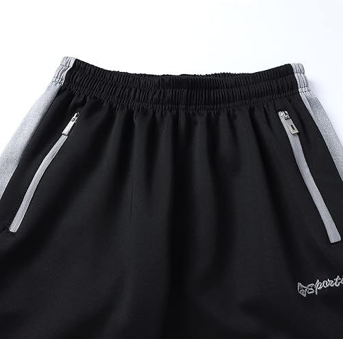 Miniatura 9 de Conjunto deportivo casual de manga larga para hombre, conjunto deportivo con cremallera completa, chaqueta deportiva y pantalones para correr