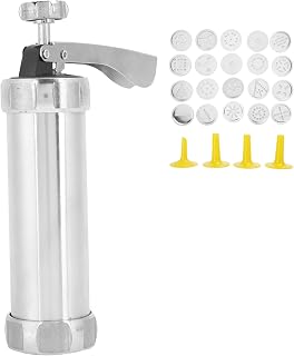 Cookie Press Kit, Biscuit Mold with 4 Nozzles for 20 Shapes