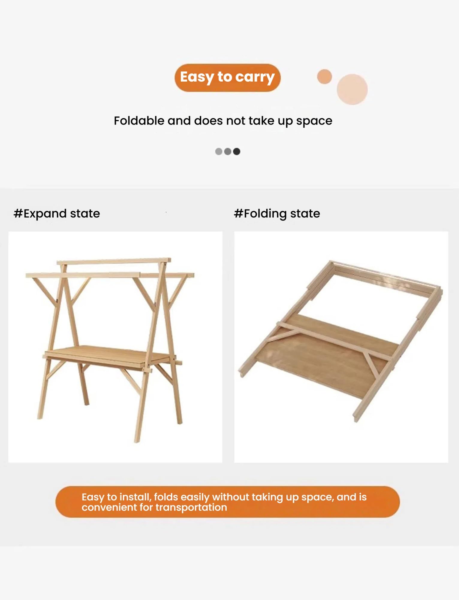 Generisch Marktstand-Ausstellungsstand mit Markise, Imbisswagen aus Holz, Faltbare Bauernmarktstände for Straßen-/Bauernmärkte/Handwerksausstellungen(Red,150x60x200cm)