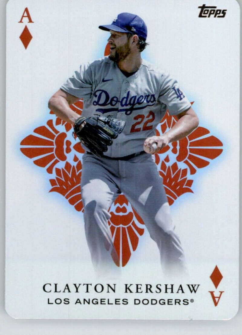 2023 Topps All Aces #AA-7 Clayton Kershaw Los Angeles Dodgers Baseball Trading Card Thumbnail