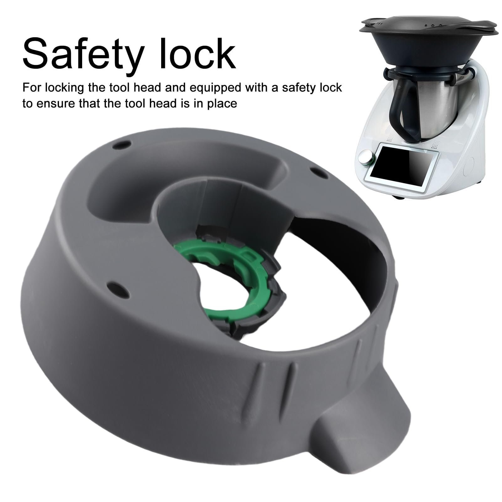Mixtopffuss Haupttopfboden Ersatzteil für Thermomix TM5 TM6, PP Material Kompatibel mit Vorwerk Küchenmaschine Mixer Zubehör Bodenadapter