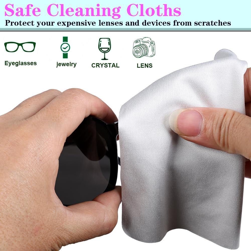 Cute Eyeglass Cases Hard Shell Storage Case Protective Box With Glasses Cloth Adjustable Glasses Strap Ear Grips Hook image 3