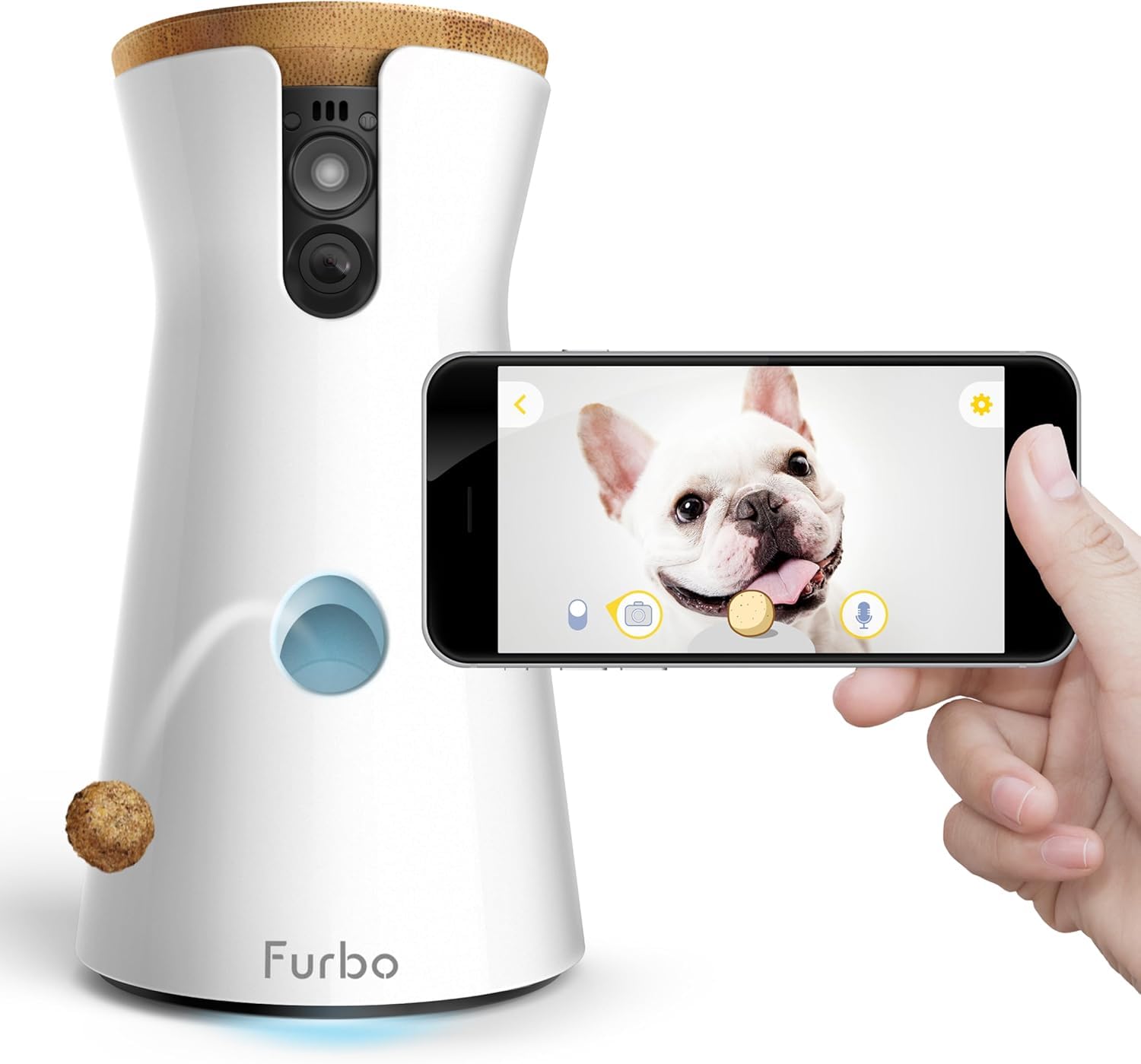 Furbo ドッグカメラ Furbo Câmera para cães: arremesso de petisco, câmera para animais